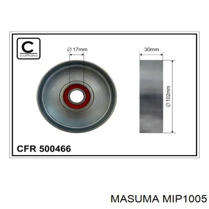 Купити MIP1005 Masuma Натяжний ролик