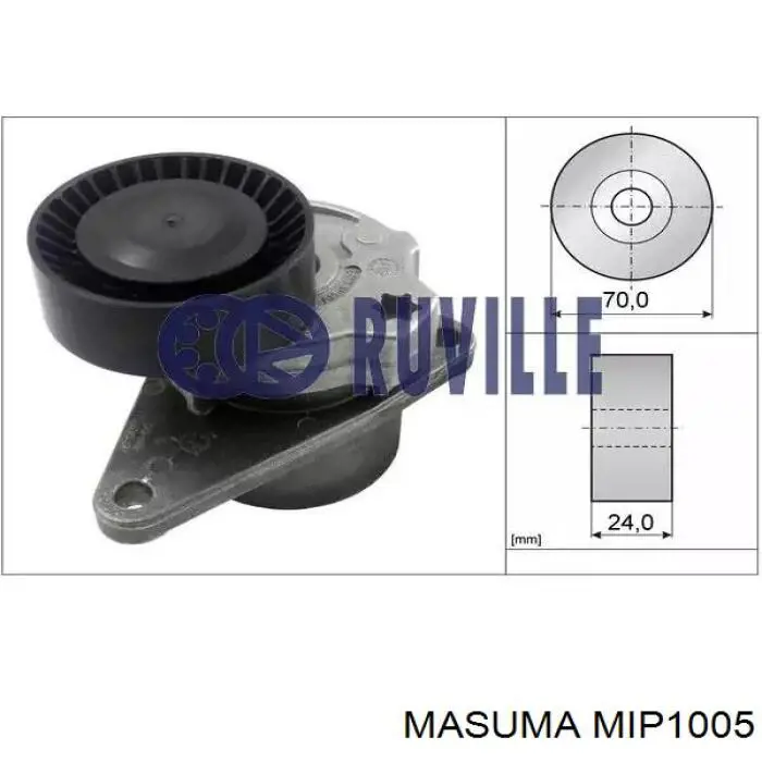 Натяжний ролик MIP1005 Masuma