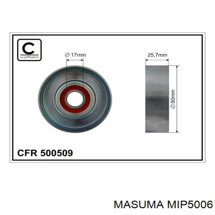 Купити MIP5006 Masuma Натяжний ролик