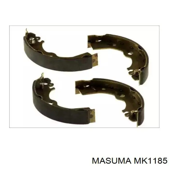 MK1185 Masuma колодки гальмові задні, барабанні
