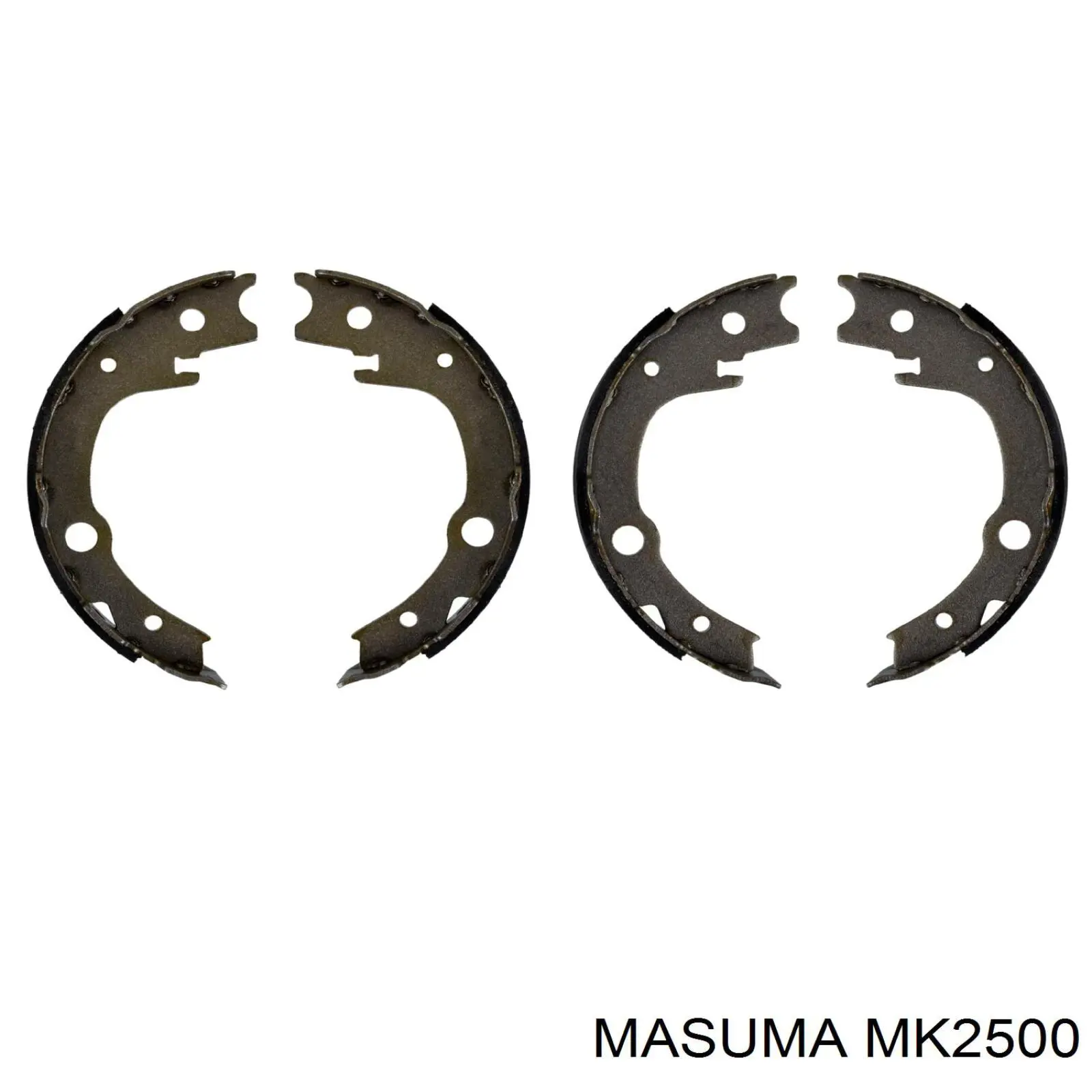 MK2500 Masuma колодки ручника/стоянкового гальма