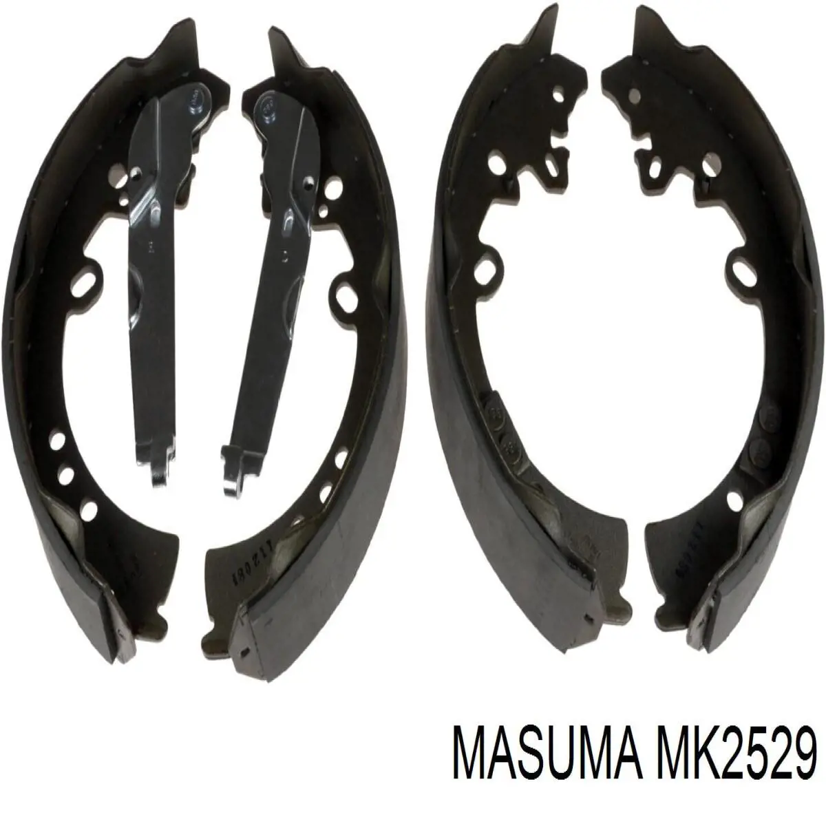 MK2529 Masuma колодки гальмові задні, барабанні