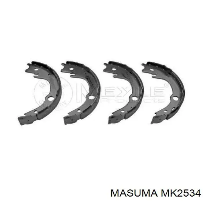 MK2534 Masuma колодки ручника/стоянкового гальма