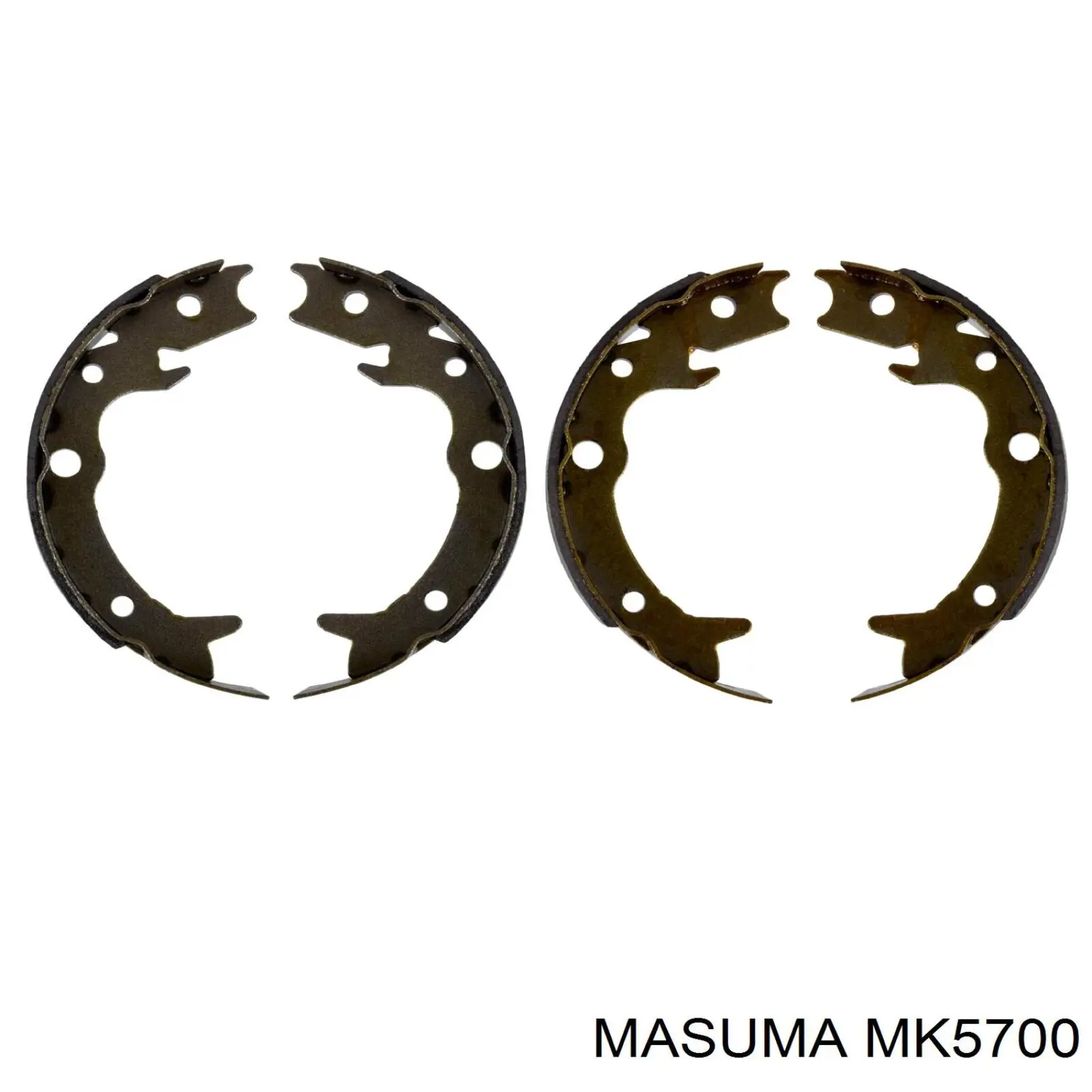 MK5700 Masuma колодки ручника/стоянкового гальма