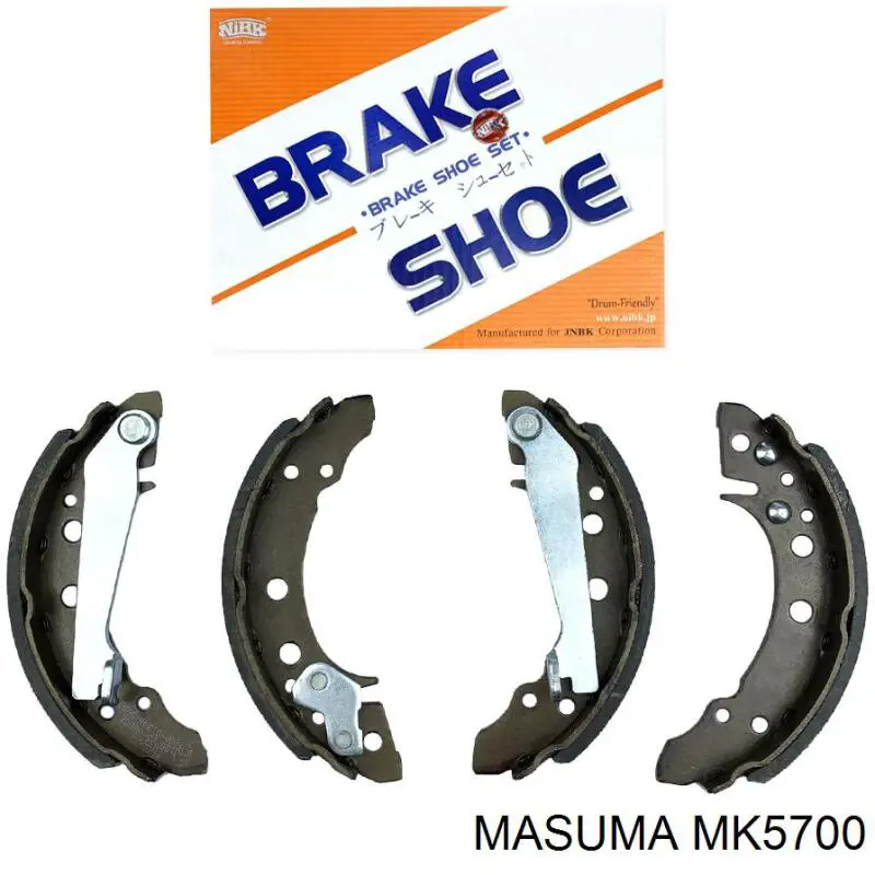 Колодки ручника / стоянкового гальма Masuma MK5700 ціна, від 22.65 USD