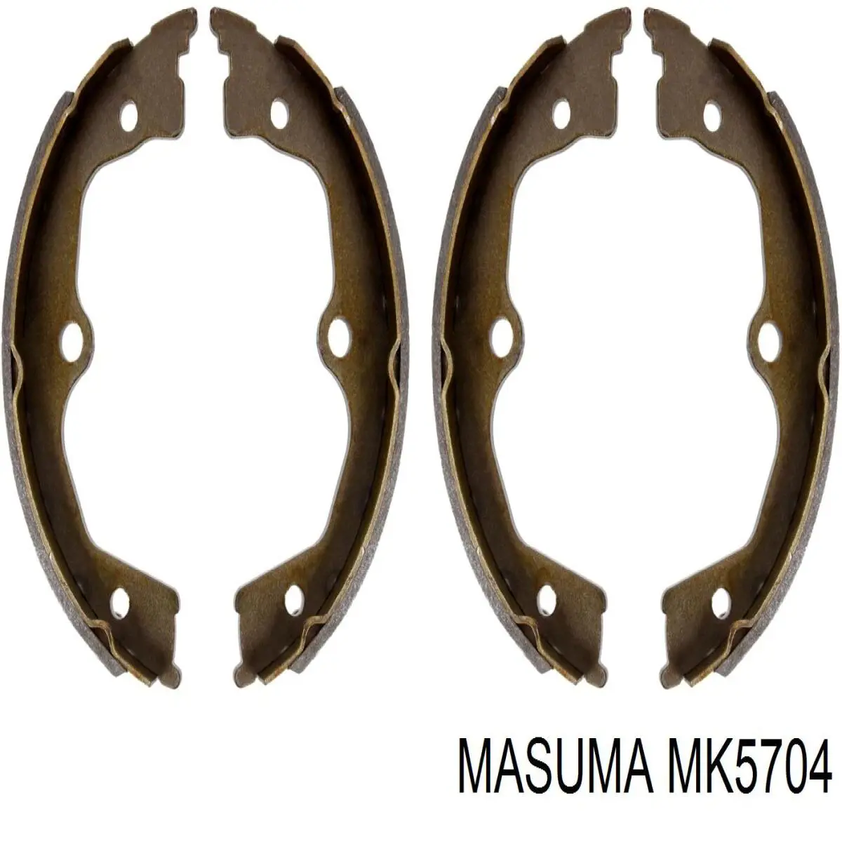 Купити MK5704 Masuma Гальмівні колодки гальма стоянки