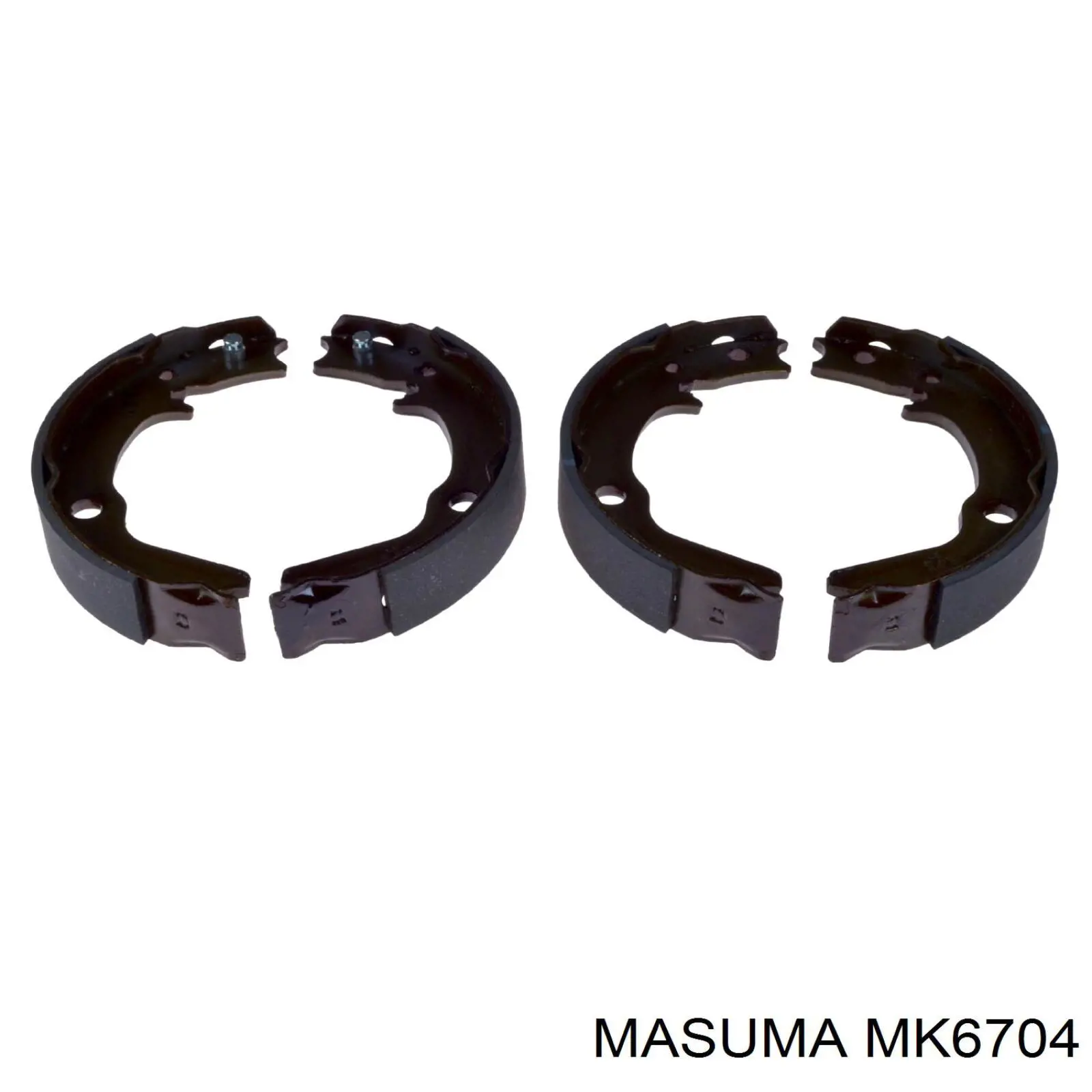 Колодки гальмові задні, барабанні Masuma MK6704 ціна, від 20.19 USD