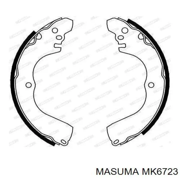 Колодки гальмові задні, барабанні MMB534876 Mitsubishi