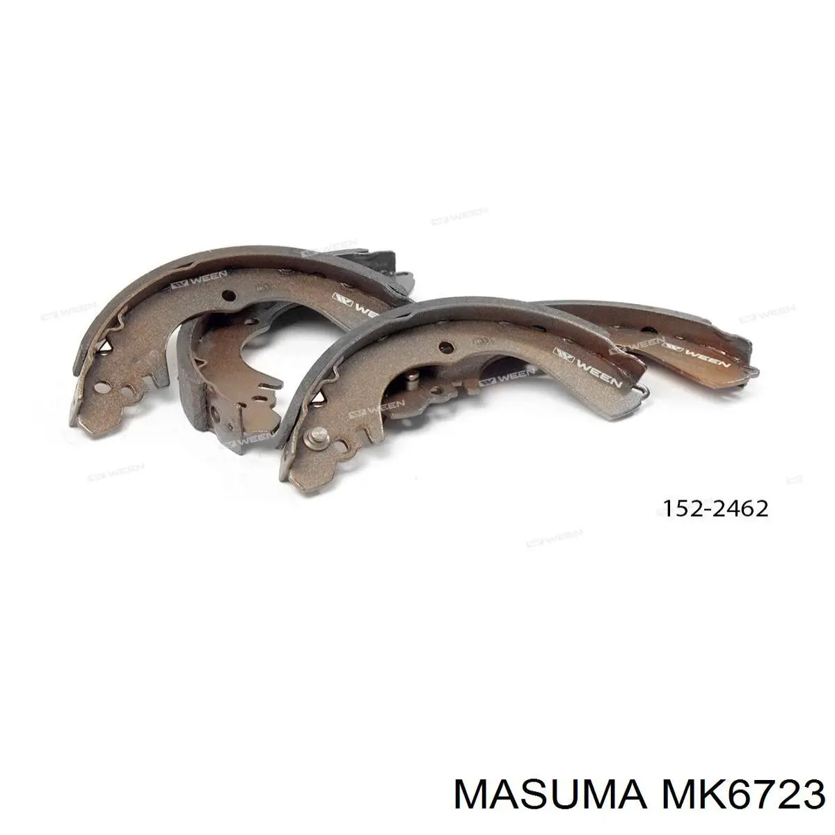 Колодки гальмові задні, барабанні MK6723 Masuma