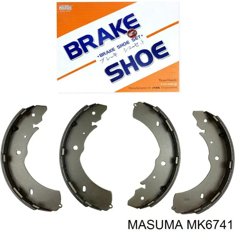 Колодки гальмові задні, барабанні MK6741 Masuma