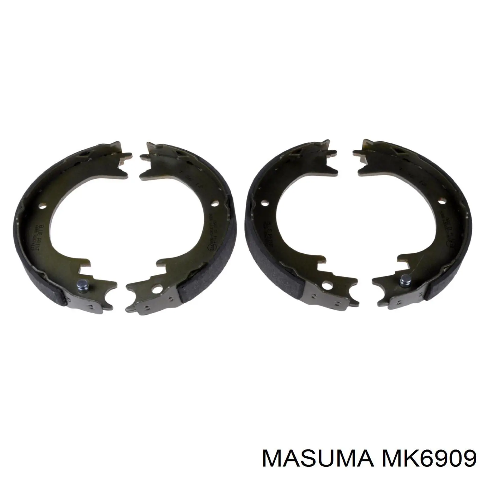 Купити MK6909 Masuma Колодки гальмові задні, барабанні
