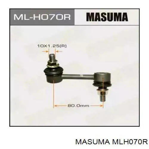 Стійка стабілізатора, переднього, права Masuma MLH070R ціна, від 10.76 USD
