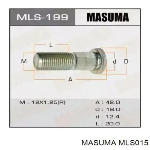 Колісні гайки MLS015 Masuma