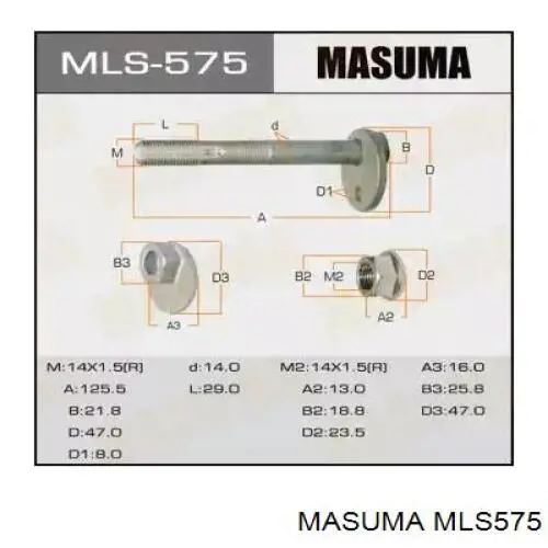 Болт переднього важеля, верхнього Masuma MLS575 ціна, від 11.56 USD
