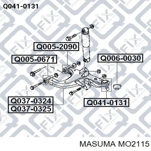 Кульова опора, нижня MO2115 Masuma