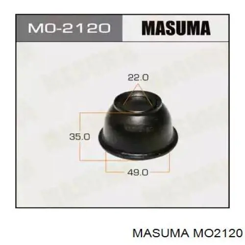 MO2120 Masuma Пильник опори кульової нижній