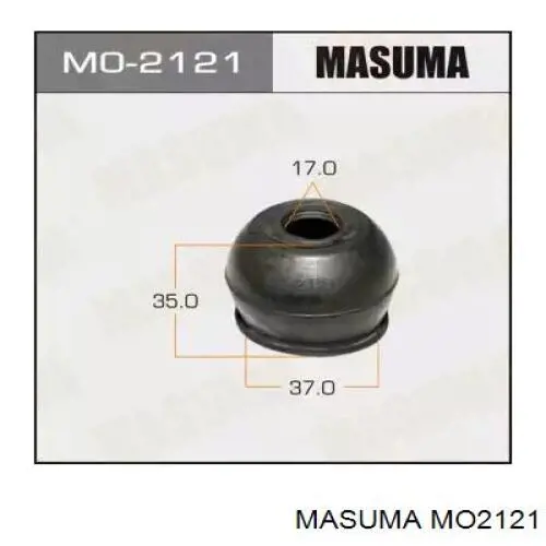 Пильник опори кульової верхньої Masuma MO2121 ціна, від 2.54 USD