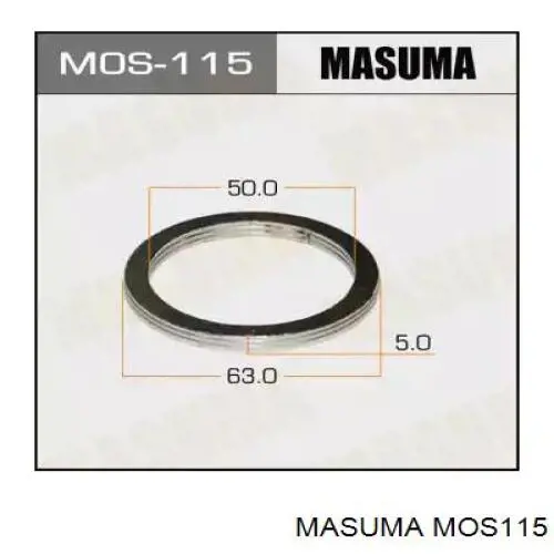 Купити MOS115 Masuma Прокладка до глушника