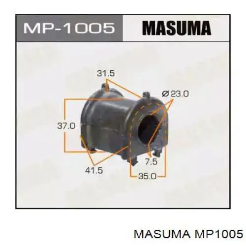 Купити MP1005 Masuma Подушка стабілізатора передня