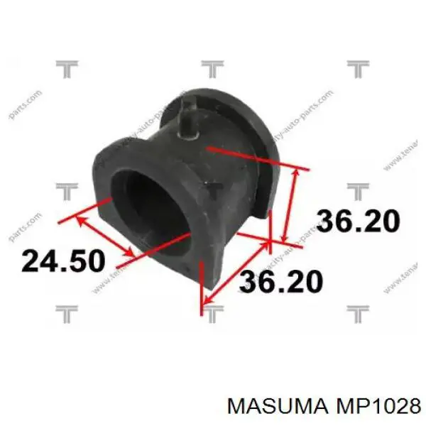 MP1028 Masuma Втулка стабілізатора переднього