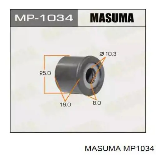MP1034 Masuma Втулка стійки переднього стабілізатора