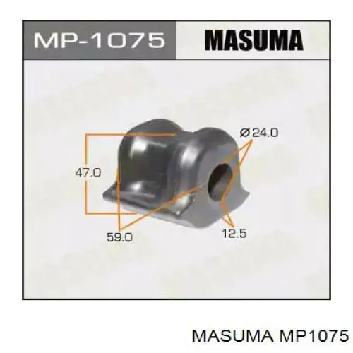 Втулка стабілізатора переднього, ліва Masuma MP1075 ціна, від 5.71 USD