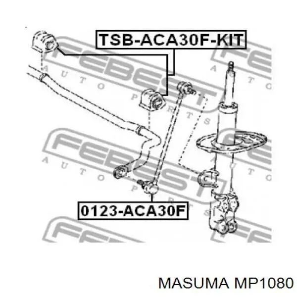 Купити MP1080 Masuma Втулка стабілізатора переднього, ліва