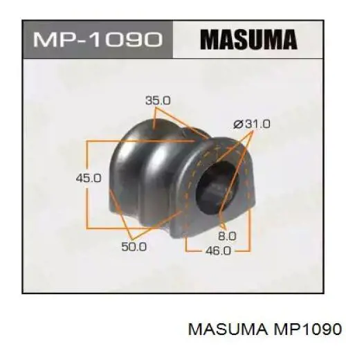 MP1090 Masuma Втулка стабілізатора переднього