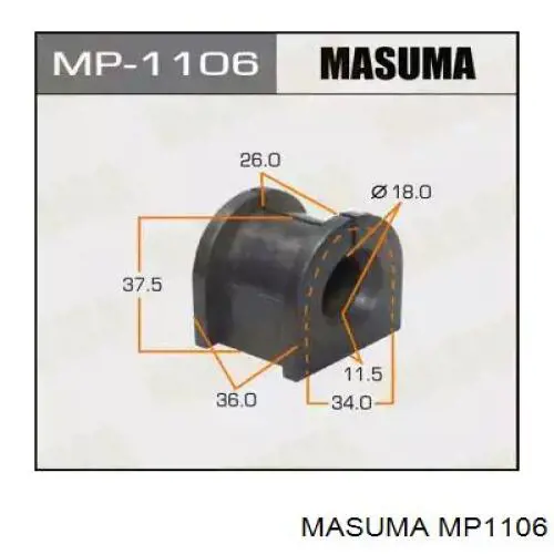 Купити MP1106 Masuma Опора стабілізатора