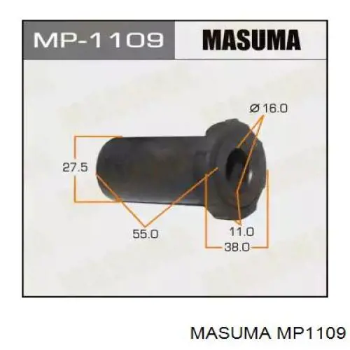 MP1109 Masuma Сайлентблок сережки ресори