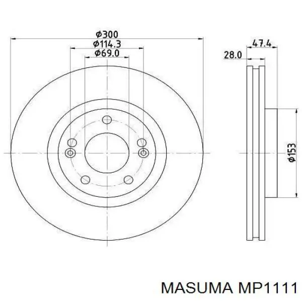 Купити ASBMA1020 Tenacity Подушка стабілізатора передня