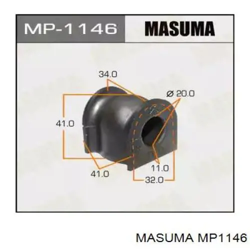 Втулка переднього стабілізатора MP1146 Masuma