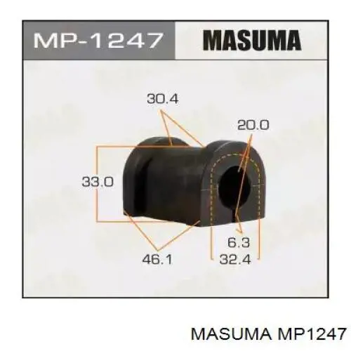 Купити MP1247 Masuma Опора стабілізатора
