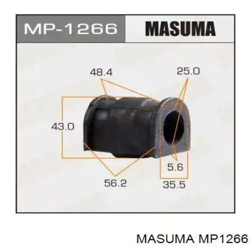 MP1266 Masuma Втулка стабілізатора переднього