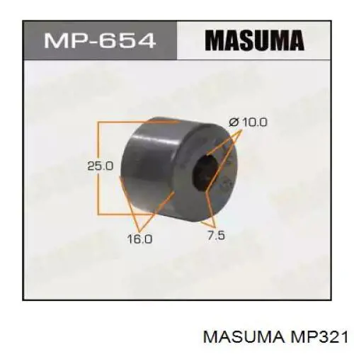 MP321 Masuma втулка стабілізатора заднього