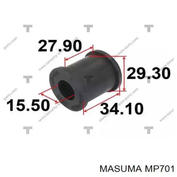 MP701 Masuma Прокладка стабільзатора заднього