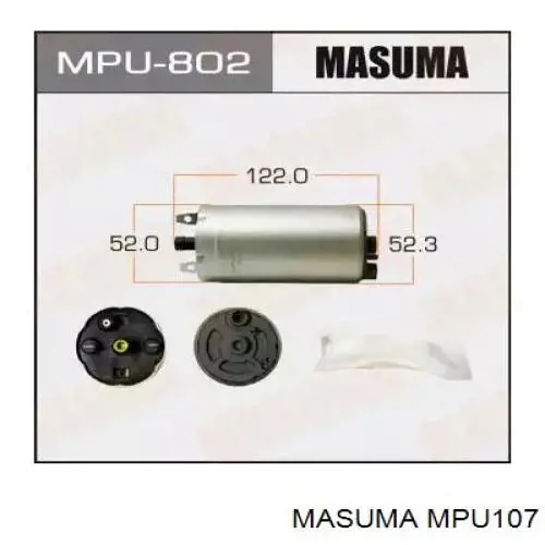 MPU107 Masuma елемент-турбінка паливного насосу
