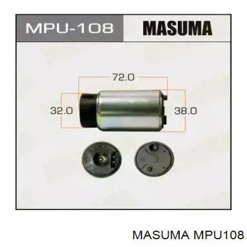 MPU108 Masuma Електробензонасос