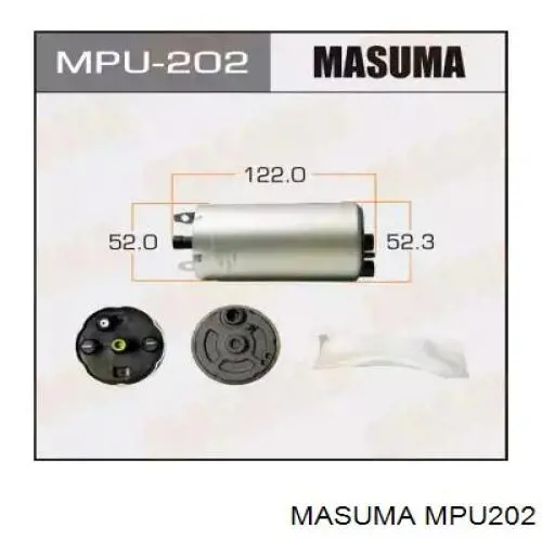 Паливний насос електричний, занурювальний Masuma MPU202 ціна, від 34.52 USD