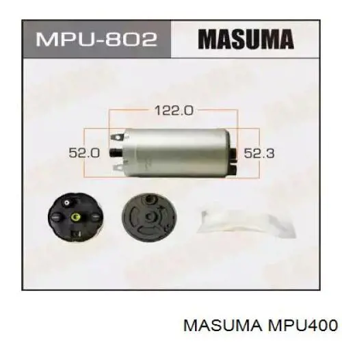 MPU400 Masuma елемент-турбінка паливного насосу