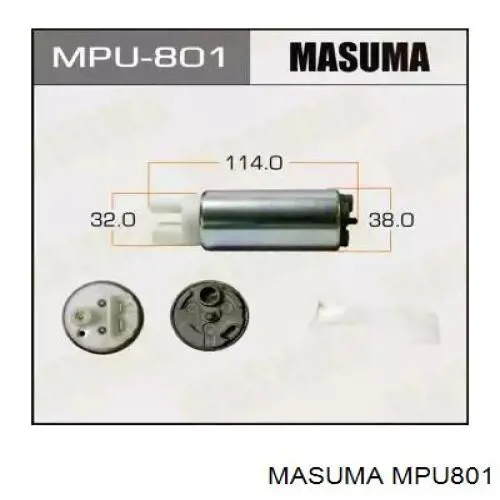 Елемент-турбінка паливного насосу Masuma MPU801 ціна, від 30.72 USD