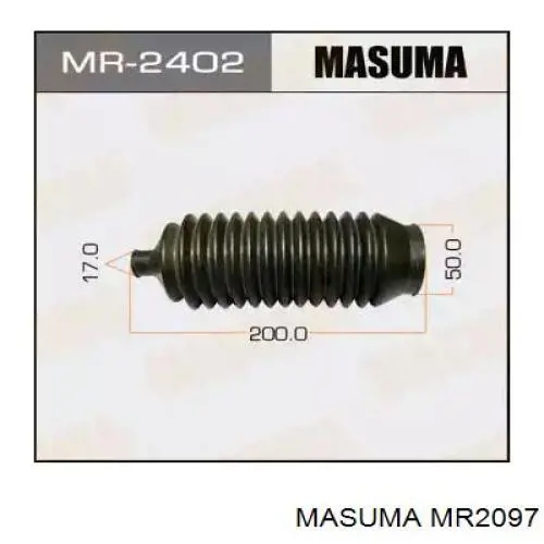 Пильник рульової тяги Masuma MR2097 ціна, від 7.78 USD