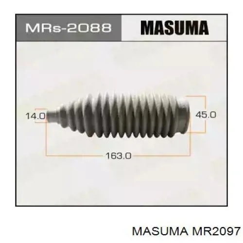 Пильник рульової рейки MR2097 Masuma