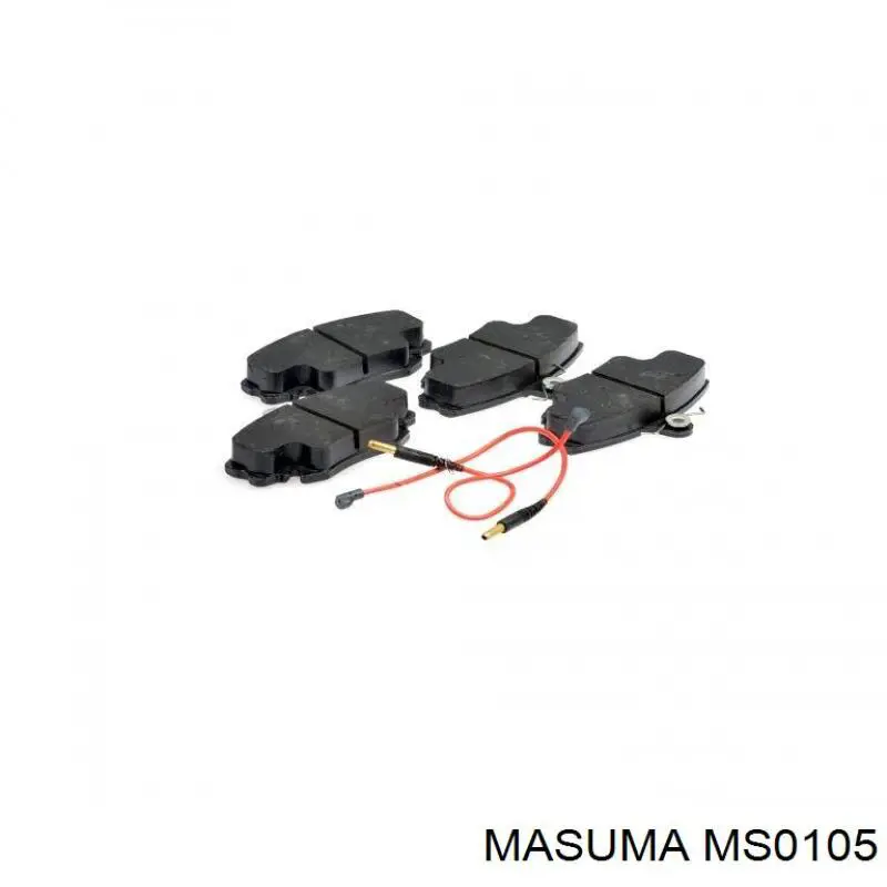MS0105 Masuma колодки гальмівні передні, дискові