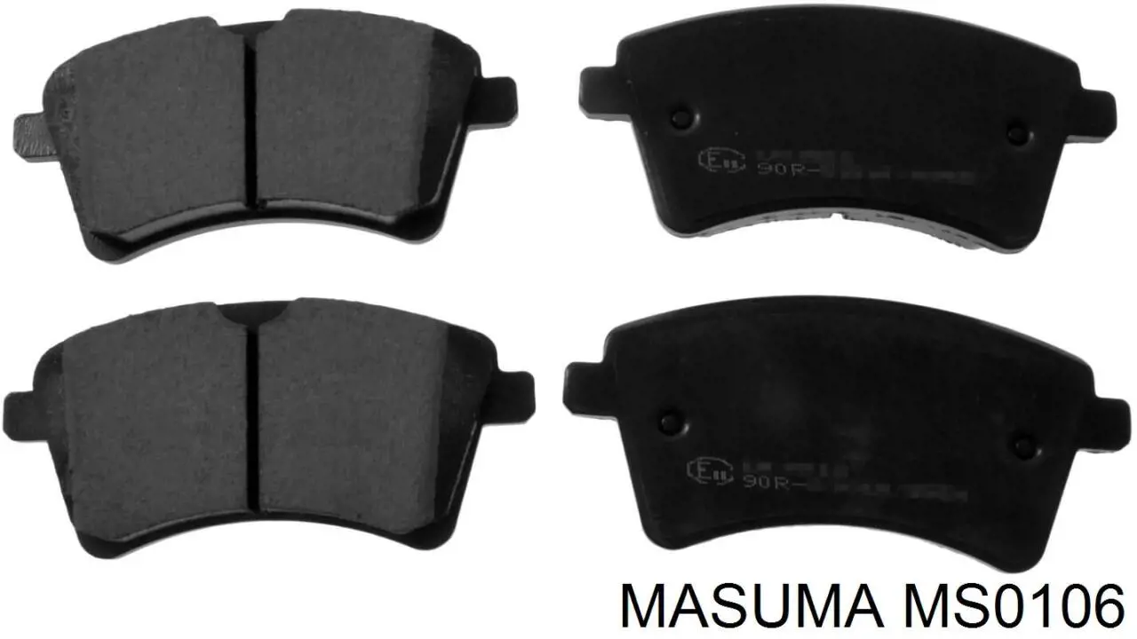 MS0106 Masuma Передні гальмівні колодки
