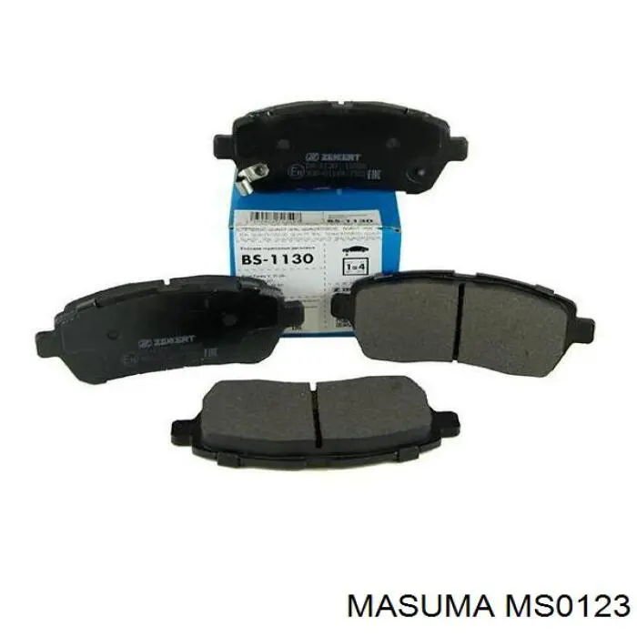 Гальмівні колодки Masuma MS0123 ціна, від 23.65 USD