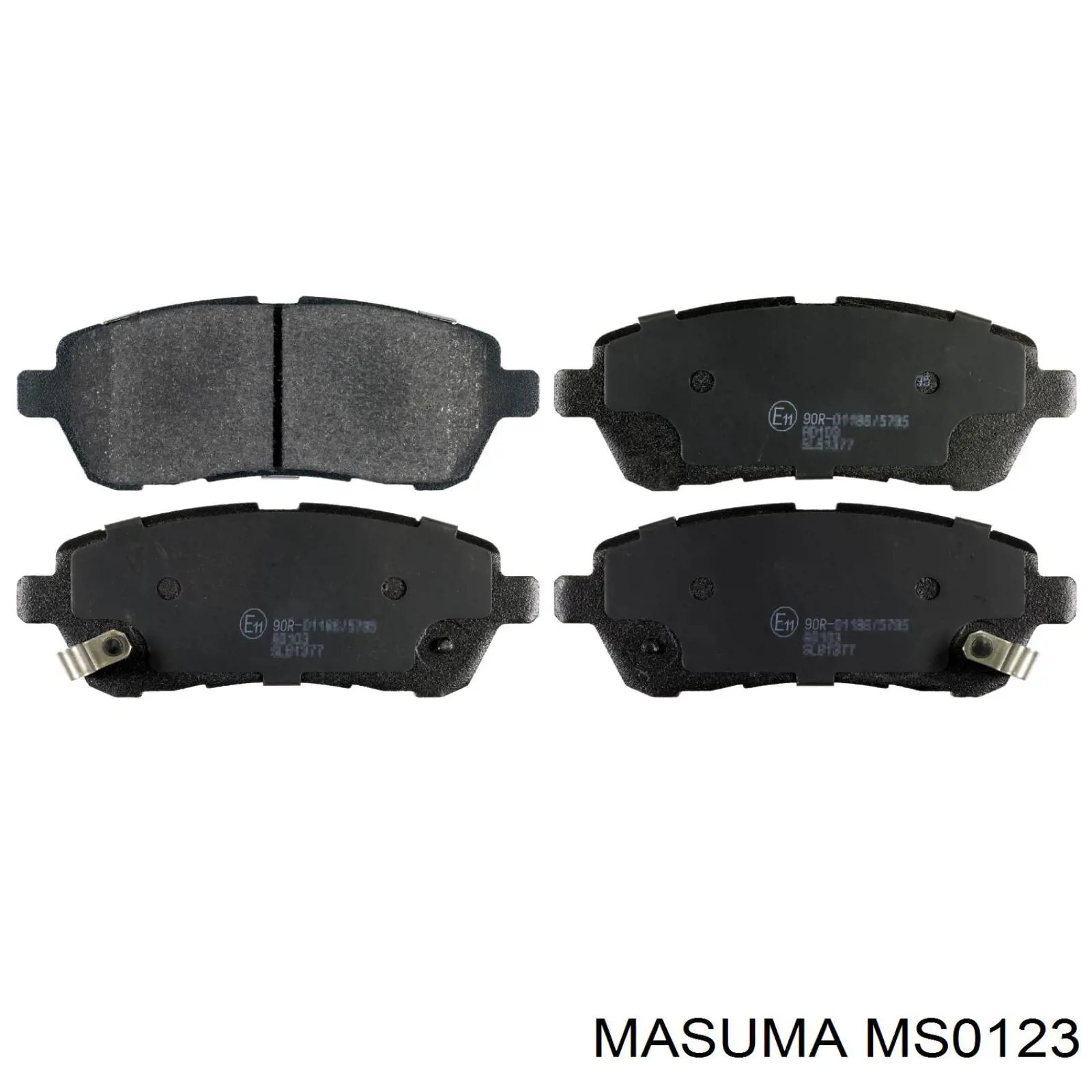MS0123 Masuma Передні гальмівні колодки