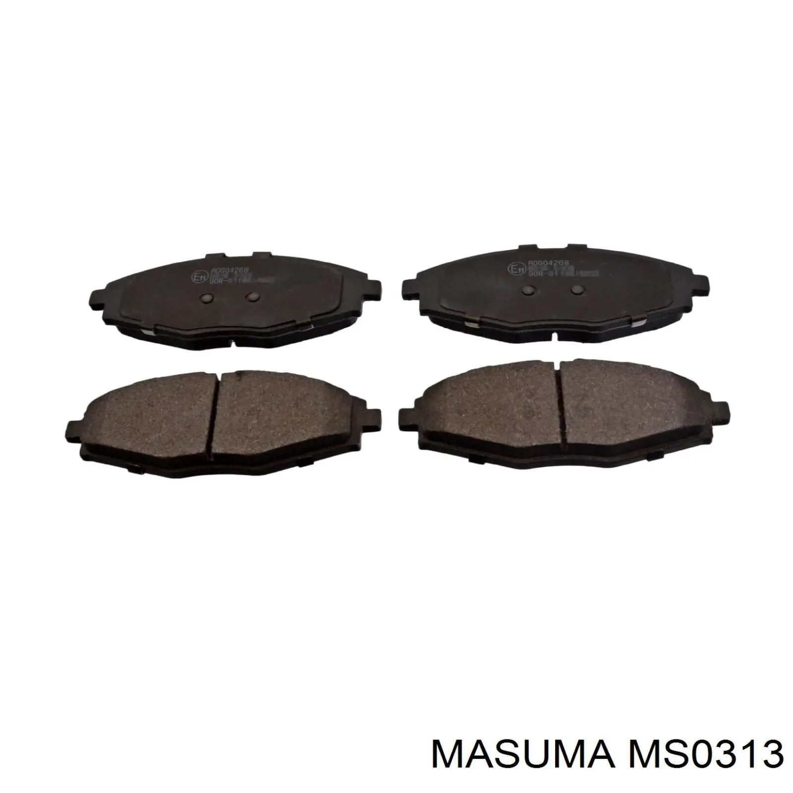 Купити MS0313 Masuma Колодки гальмівні передні, дискові