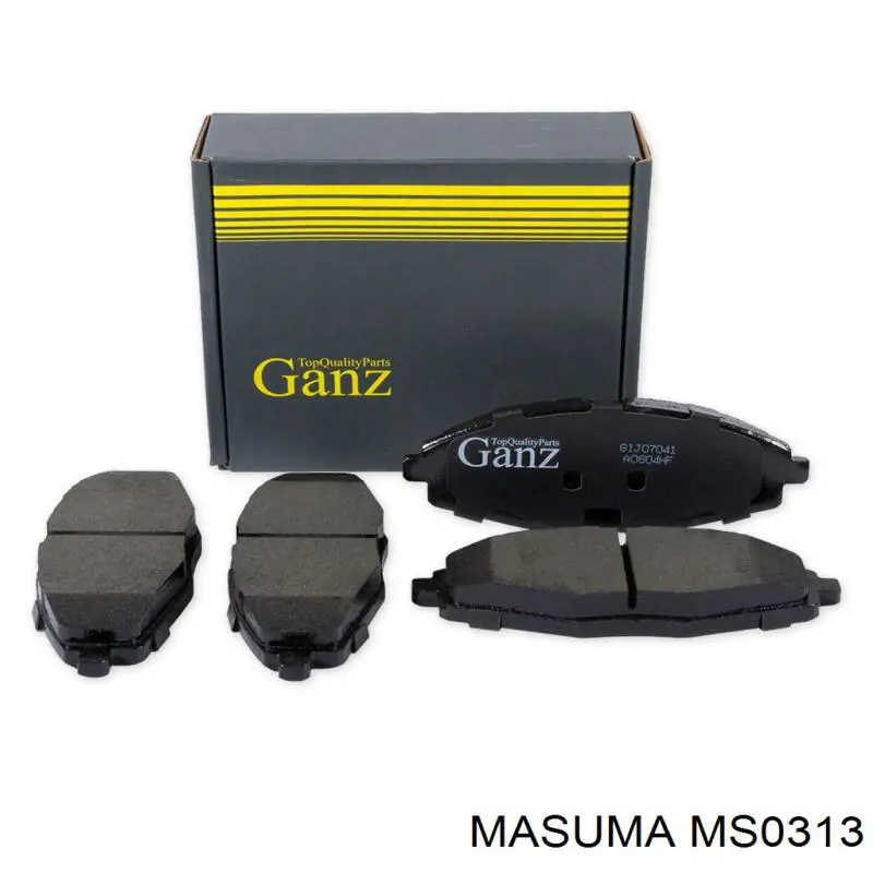 Передні тормозні колодки MS0313 Masuma