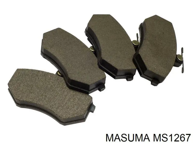 Передні тормозні колодки MS1267 Masuma